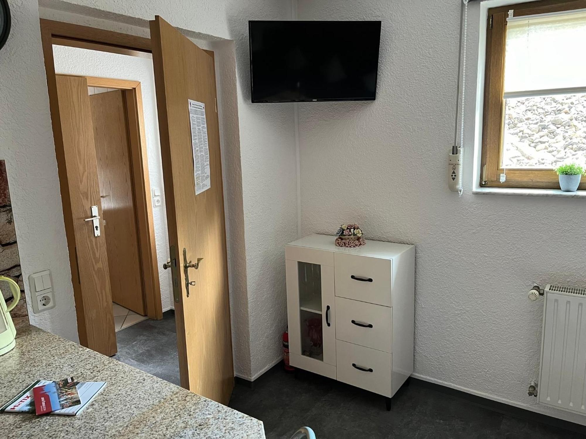 Ferienwohnung Hoppelnase Mit Eigener Sauna Langenstein Екстериор снимка