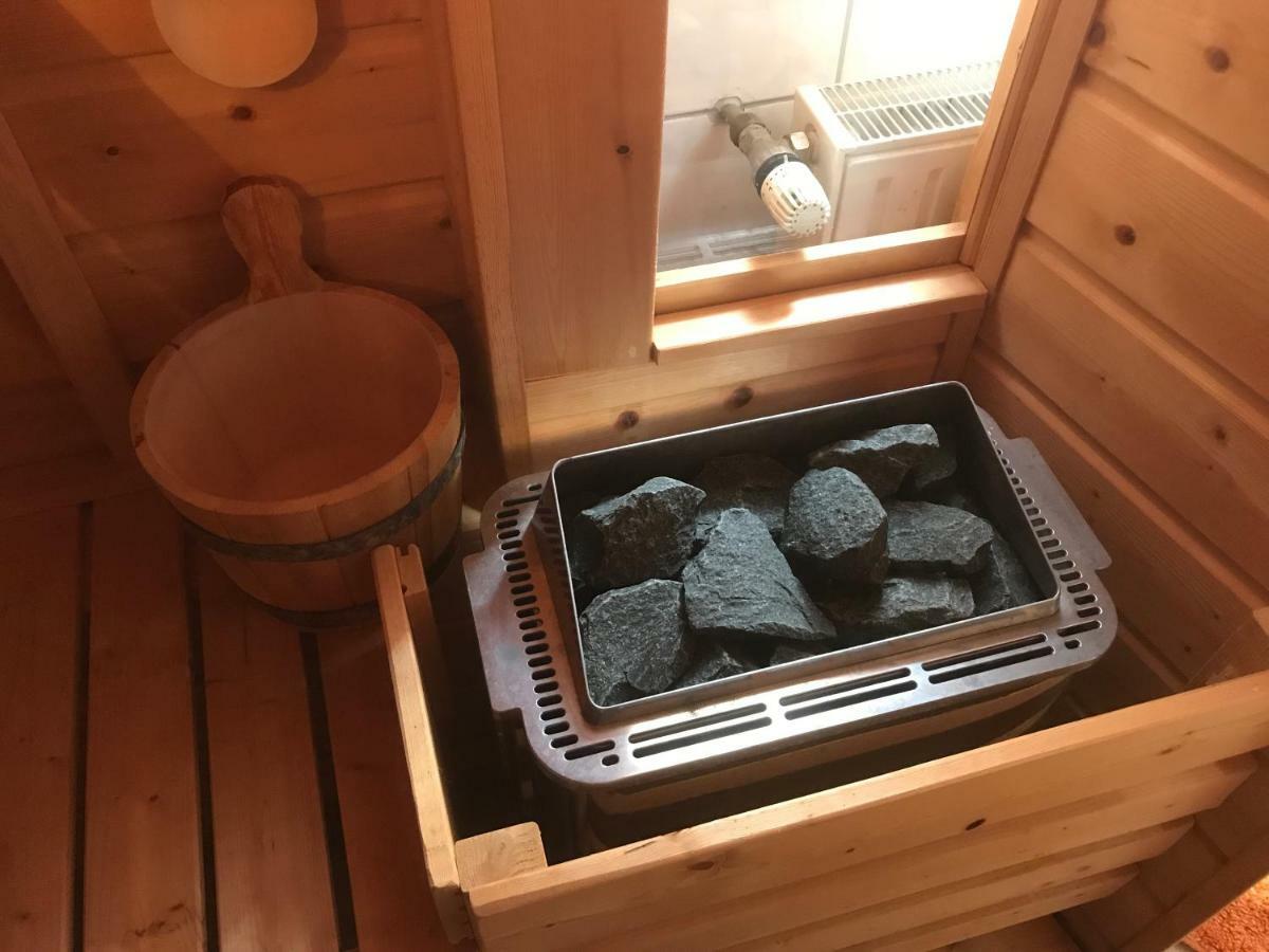 Ferienwohnung Hoppelnase Mit Eigener Sauna Langenstein Екстериор снимка